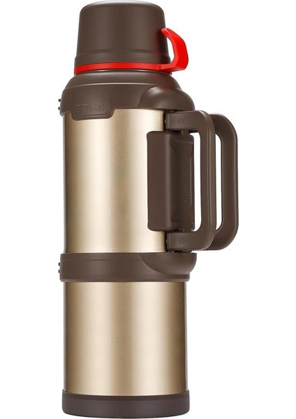 6272 Travel Pot Çelik Termos 4 Litre - Altın