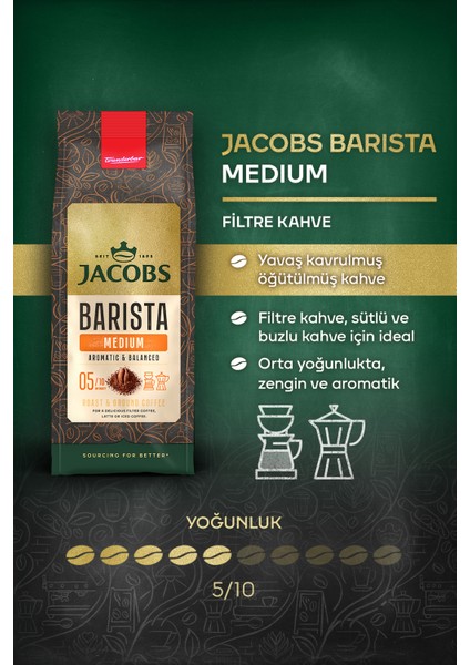 Barista Medium Filtre Kahve 200gr x 4