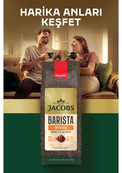 Barista Medium Filtre Kahve 200gr x 4