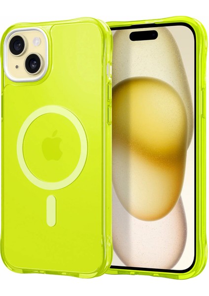 Ciel by CYRILL iPhone 15 Kılıf Ultra Sheer Mag MagSafe özellikli Lime - ACS06828