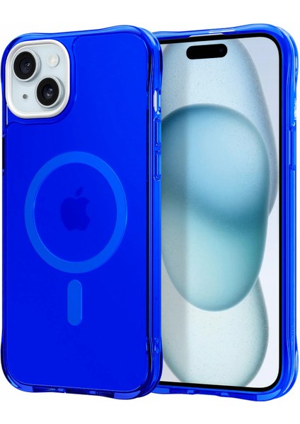 Ciel by CYRILL iPhone 15 Plus Kılıf Ultra Sheer Mag MagSafe özellikli Denim - ACS06683