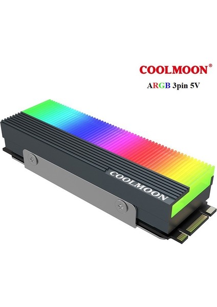 Coolmoon M2 - Nvme Argb (5V) Soğutucu