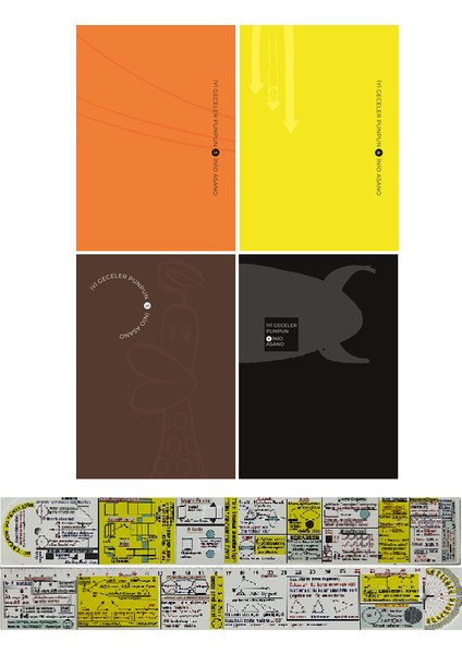 Iyi Geceler Punpun 3-4-5-6. Ciltler Manga Seti + Mat. Öğreten Cetvel