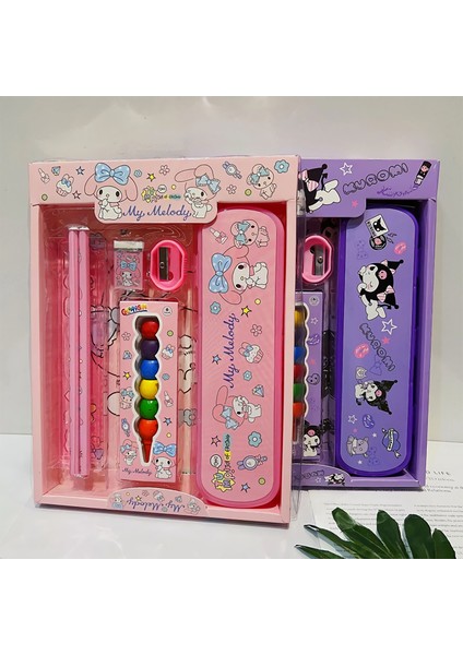 Sanrio Kuromi My Melody Cinnamoroll Kırtasiye Seti 7 Parça My Melody Kırtasiye Seti modelleri