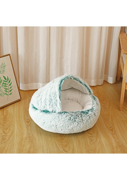Yeşil Stil 40CM Kedi Yuvarlak Peluş Yatak Sıcak Yuva Yumuşak Uzun Evcil Hayvan Yatağı Küçük Köpekler Için 2'li Koltuk Yastık Yatak - Türkiye'de E-Ticaret Başlığı (Yurt Dışından)