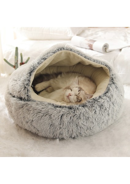 Yeşil Stil 40CM Kedi Yuvarlak Peluş Yatak Sıcak Yuva Yumuşak Uzun Evcil Hayvan Yatağı Küçük Köpekler Için 2'li Koltuk Yastık Yatak - Türkiye'de E-Ticaret Başlığı (Yurt Dışından) modelleri