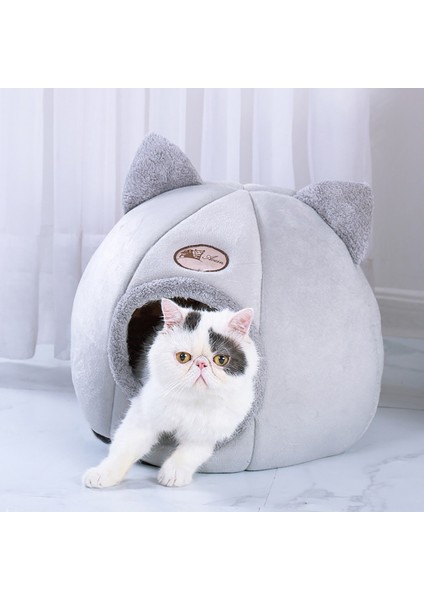 Beyaz Stil L Beden Katlanabilir 2'si 1 Arada Köpek Kedi Yatağı Kış Sıcak Yuva Küçük Evcil Hayvanlar Için Kedi Mağara Uyuma Rahat Peluş Matlar (Yurt Dışından) fiyatları