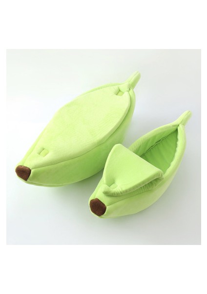 Yeşil Stil S 3 Ibs Altı Için Kedi Yatağı Köpek Sevimli Muz Şekilli Ev Evcil Hayvan Matı Taşınabilir Yastık Dayanıklı Kapalı Komik Kulübe Yaratıcılık Malzemeleri (Yurt Dışından)