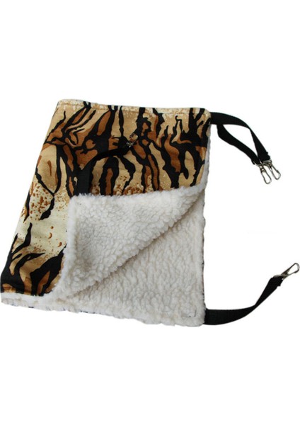 Kaplan Desen Stili 53X35CM Sıcak Asılı Kedi Yatağı Mat Yumuşak Kedi Hamak Kış Hamak Pet Yavru Kafes Yatak Kapağı Yastık Hızlı G - - - (Yurt Dışından)