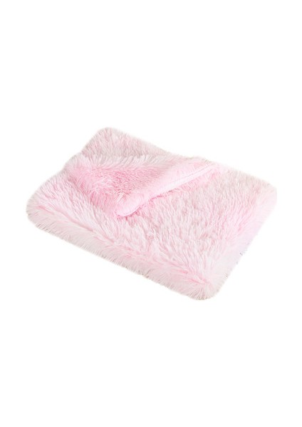 Açık Pembe Tarzı 56X36CM Yumuşak Pet Köpek Battaniye Kedi Yatak Mat Uzun Püsküllü Sıcak Çift Katmanlı Tüylü Derin Uyku Kılıfı Küçük Orta Büyük Köpekler Yatağı (Yurt Dışından)
