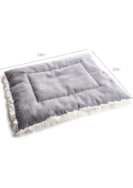 Beyaz Stil Evcil Hayvan Matı Çift Kullanımlı Peluş Yumuşak Çok Fonksiyonlu Kışlık Sıcak Kedi Köpek Matı Yumuşak Evcil Tüyü Derin Uyku Matı Aksesuarları (Yurt Dışından) fiyatları