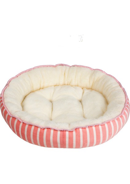 Pembe Tarzı 60X48CM Köpek Yatağı Isıtmalı Kulübe Yumuşak Peluş Yastık Kaymaz Taban Büyük Küçük Köpekler Için Yatak Yorkshire Terrier Evi (Yurt Dışından)