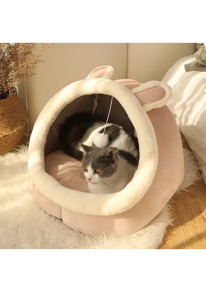 Sarı Güneş Çiçeği Stili M Beden Sevimli Kedi Yatağı Sıcak Pet Sepeti Şirin Kediler Için Konforlu Kedi Evi Çadır Çok Yumuşak Küçük Köpek Matı Çanta Yıkanabilir Mağara Kedi Yatakları (Yurt Dışından)