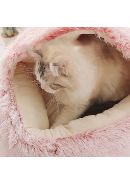 Yeşil A Stili 50X50CM Yeni Stil Evcil Hayvan Köpek Kedi Yatağı Yuvarlak Peluş Kedi Sıcak Yatak Evi Yumuşak Uzun Peluş Yatak Küçük Köpekler ve Kediler Için Yuva 2'li Kedi Yatağı (Yurt Dışından) indirimleri