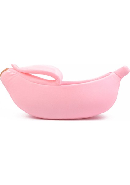 Pembe Tarzı Xl Beden Sevimli Muz Şekilli Evcil Hayvan Kedi Yatağı Mat Dayanıklı Kulübe Yavru Köpek Yastık Sepeti Sıcak Taşınabilir Kedi Yastık Yatak Ürünleri (Yurt Dışından)