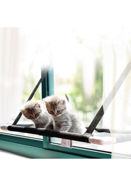 Pembe Tarzı 60X31CM 10KG Kedi Hamak Pencere Yatağı ve Kanepe Evcil Hayvan Montaj Koltuğu Ev Emme Kupası Kediler Yatağı Mat Kedi Yavrusu Kedi Hamak Yatağı Montaj Pencere (Yurt Dışından) fırsatları