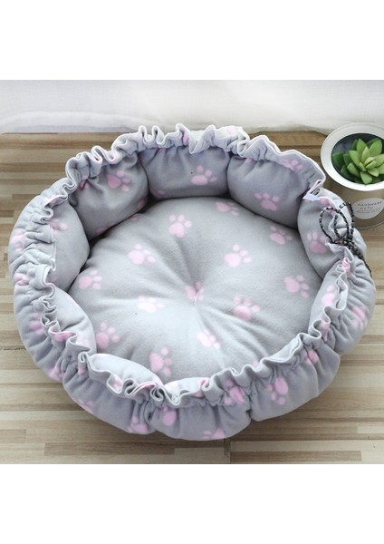 No.13 Tarzı 45CM Dış Çap Köpek Kedisi Yatağı Yumuşak Sıcak Kedi Sepeti Ayarlanabilir Köpek Matı Yuvarlak Puf Kedi Yastığı Kedi Aksesuarları Pet Malzemeleri (Yurt Dışından) fiyatları