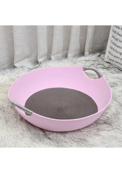 Pembe B Stili Yazlık Ev Kedisi Yatağı Çanta Şeklinde Keçe Kumaş Kedi Evi Ile Yastık Kedi Ürünleri Için Kedi Sepeti (Yurt Dışından)