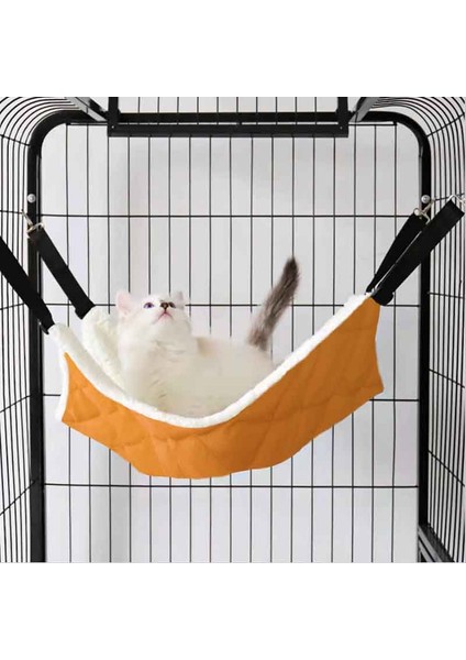 Üzüm Moru Stili M 35X35CM Ayarlanabilir Kare Kedi Hamakı Pet Köpek Kafesi Yumuşak Kedi Yatağı Evi Hamak Kış Sıcak Hamster Salıncak Sandalye Hamak Sıcak Kedi Matı (Yurt Dışından)
