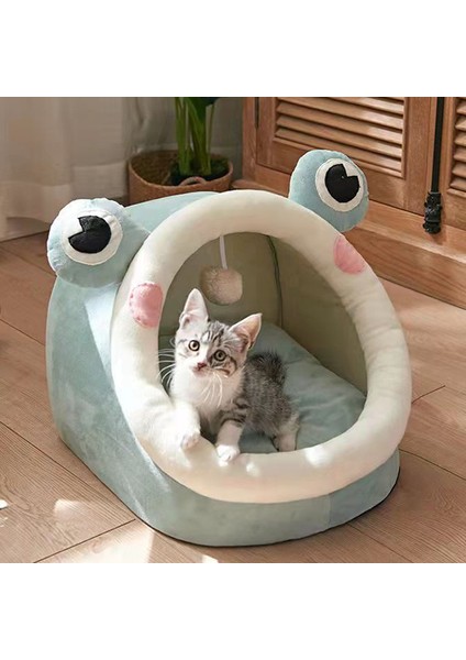 Sarı Stil (31X30X28CM) Tatlı Kedi Yatağı Sıcak Pet Sepeti Rahat Kedi Karyolası Yastık Kedi Evi Çadır Çok Yumuşak Küçük Köpek Mat Çanta Yıkanabilir Mağara Kediler Yatakları (Yurt Dışından) fiyatları