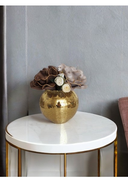 Home Işıltı Home Design Aynalı Cam Vazo Büyük Boy fırsatları