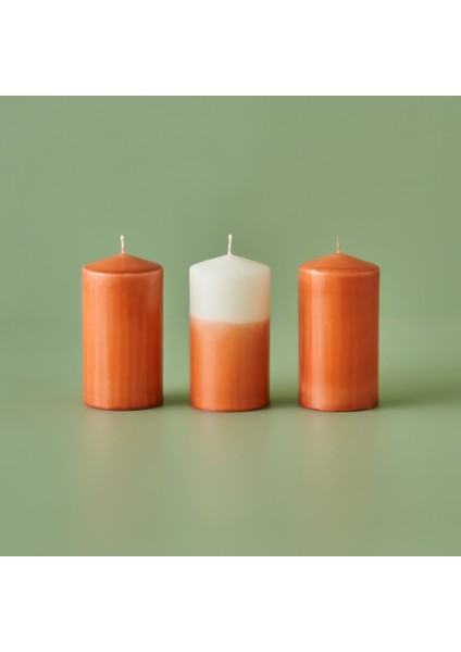 Hill Baton 3'lü Mum Kiremit (5X11 Cm)