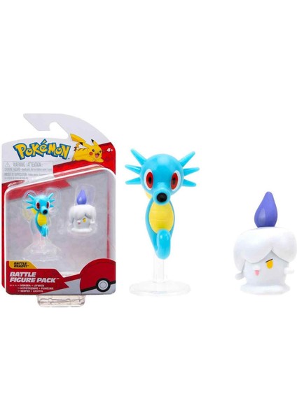 Pokemon Battle Figür S15 - Horsea ve Litwick modelleri