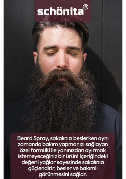 Argan Yağı Içerikli Sakal Bakım Ve Besleyici Sprey - Beard Spray - 100ml
