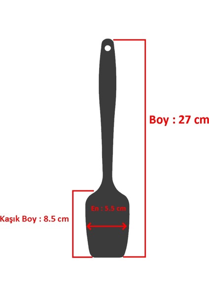 Silikon Kaşık SPATULA-SL089