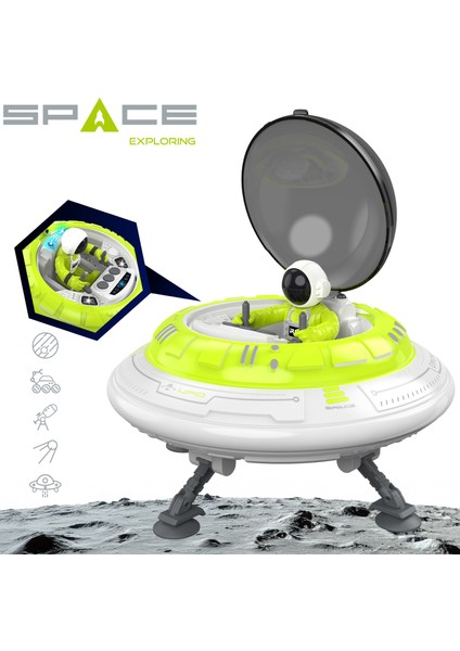 Uzay Keşif Aracı Astronotlu Ufo Kapsülü Oyuncak
