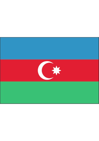 Azerbaycan Bayrağı 70 x 105 cm