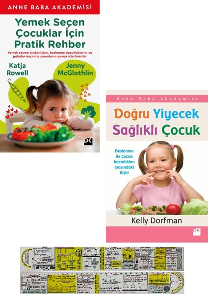 Yemek Seçen Çocuklar İçin Pratik Rehber - Doğru Yiyecek Sağlıklı Çocuk 2 Kitap