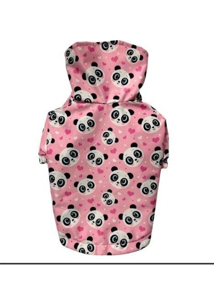 Pink Panda Polarlı Küçük Irk Köpek Yağmurluğu indirimleri