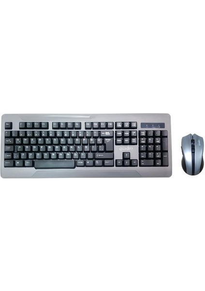 Q Kablosuz KMS-101W Trk Multimedia Klavye + Kablosuz Mouse