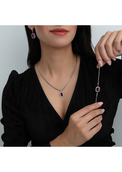 925 Ayar Gümüş Pırlanta Modeli Italyan Zincir Dörtgen Bileklik, Kadın Bileklik fiyatları