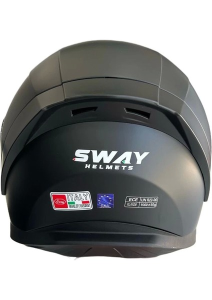 Sw 850 Mat Siyah Kask