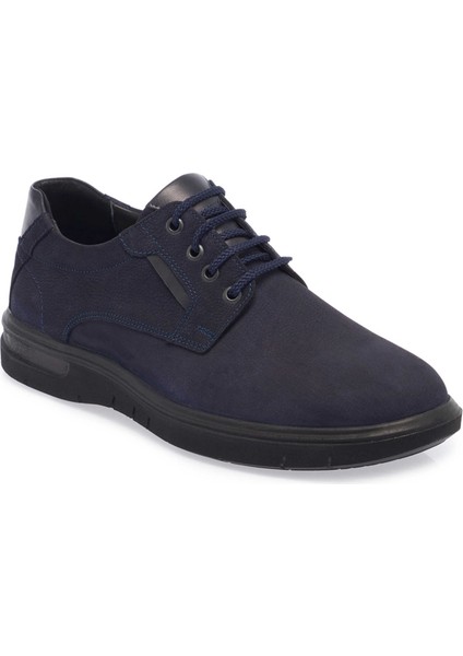 Lacivert Deri Erkek Casual Ayakkabı - E24S1AY57085-C39 Lacivert