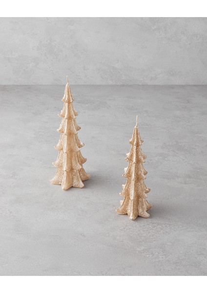 Christmas Tree Mum 9X9X22,5 cm Gold fırsatları