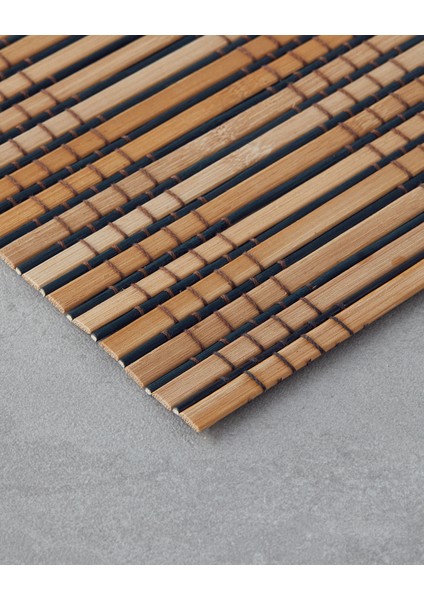 Breeze Bambu 4'lü Amerikan Servis 30X45 cm Siyah-Krem fiyatları