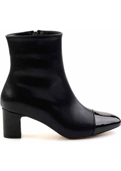 Siyah Siyah Rugan Kadın Bot & Bootie K02828335009 fiyatları