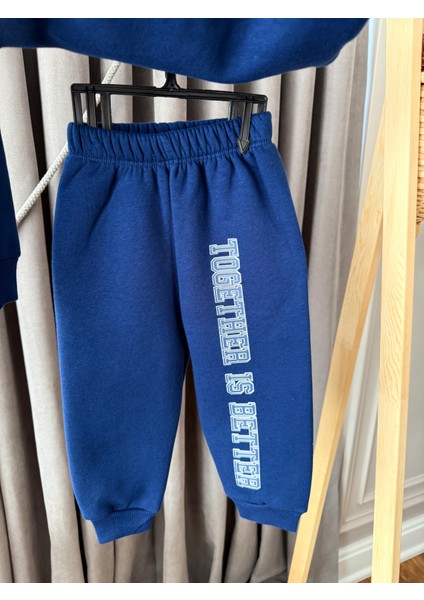 Teddy Ayıcık Baskılı 3 Iplik Şardonlu Sweat Lastikli Bel Eşofman Erkek Çocuk Takım modelleri