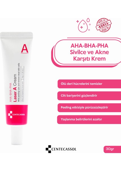 Aha-Bha-Pha İçeren Sivilce ve Komedon Kremi