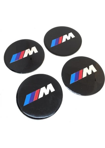 Bmw M/// Alüminyum Yapıştırma Jant Göbeği 4 Lü 90MM