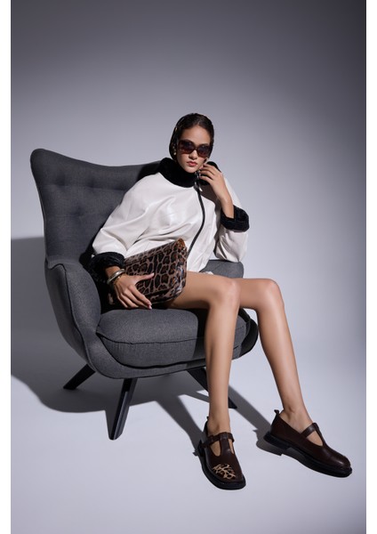 Miya Hakiki Deri Kadın Loafer