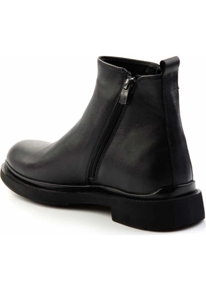 Siyah Antik Deri Erkek Bot & Bootie E02395414041 fırsatları