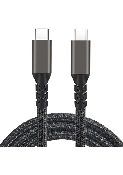 2.jenerasyon Type-C To Type-C Usb3.2 Pd Data Şarj Kablosu 100W 20GBPS 4K@60Hz 0.5 Metre