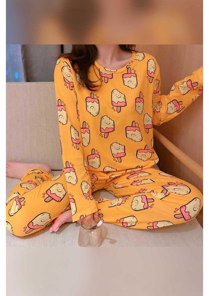 New Ice Cream Süpersoft Pijama Takımı