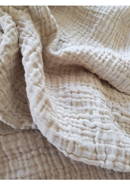 HB&Victory 4 Katlı %100 Pamuk Müslin Yatak Örtüsü Gri Renk Tek Kişilik 160x230 cm indirimleri