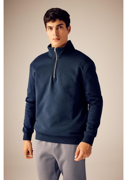 Erkek Sweat Shirt X7405AZ Navy fiyatları