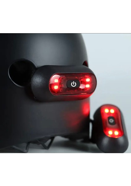 Kask Arkası Led Gece Sürüşü Için LED Motosiklet ve Bisiklet Kaskı Fren Lambası modelleri